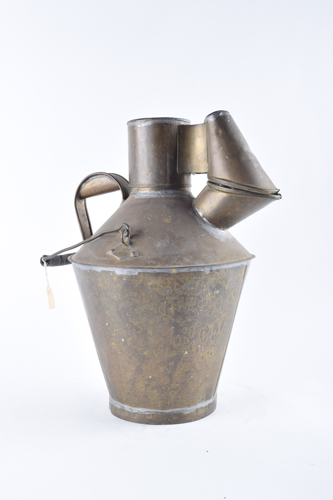 Vintage Portuguese Brass Olive Oil Can