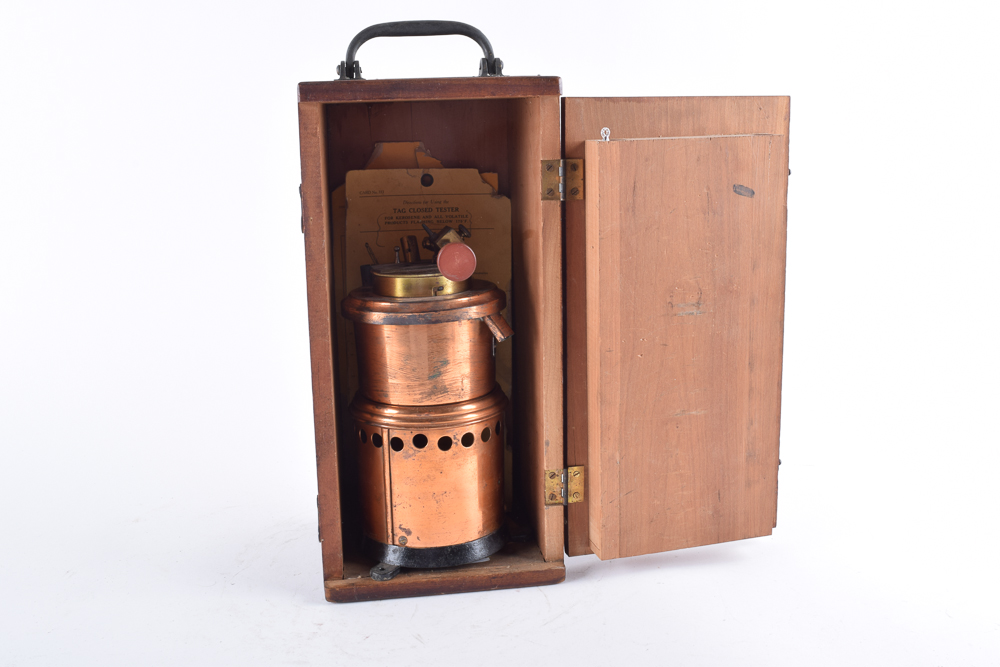 Antique Tagliabue Copper Closed Flash Point Tester