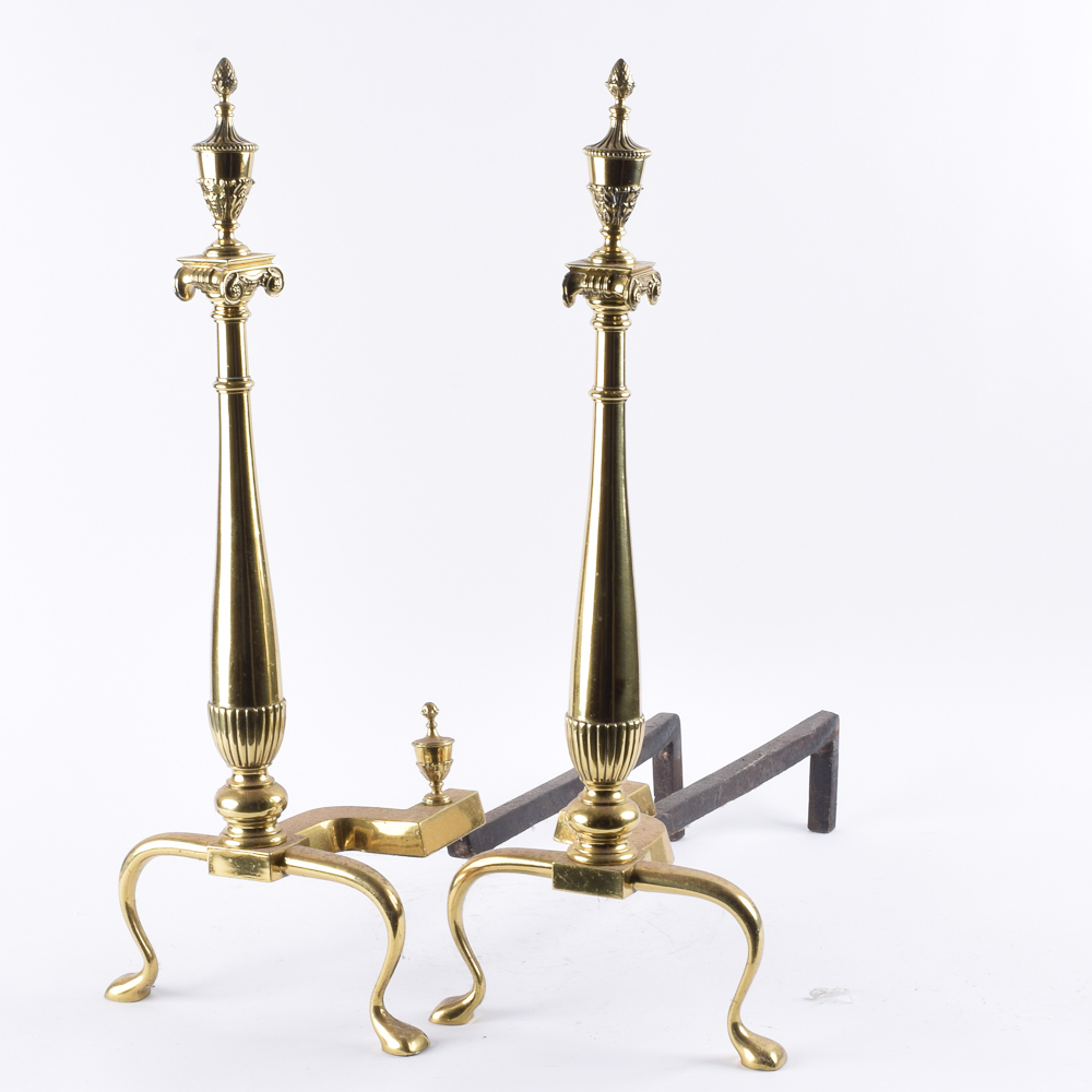 Brass Andirons