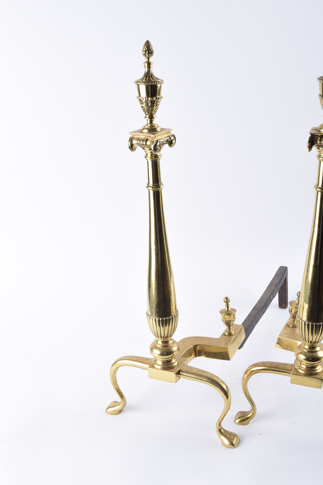 Brass Andirons