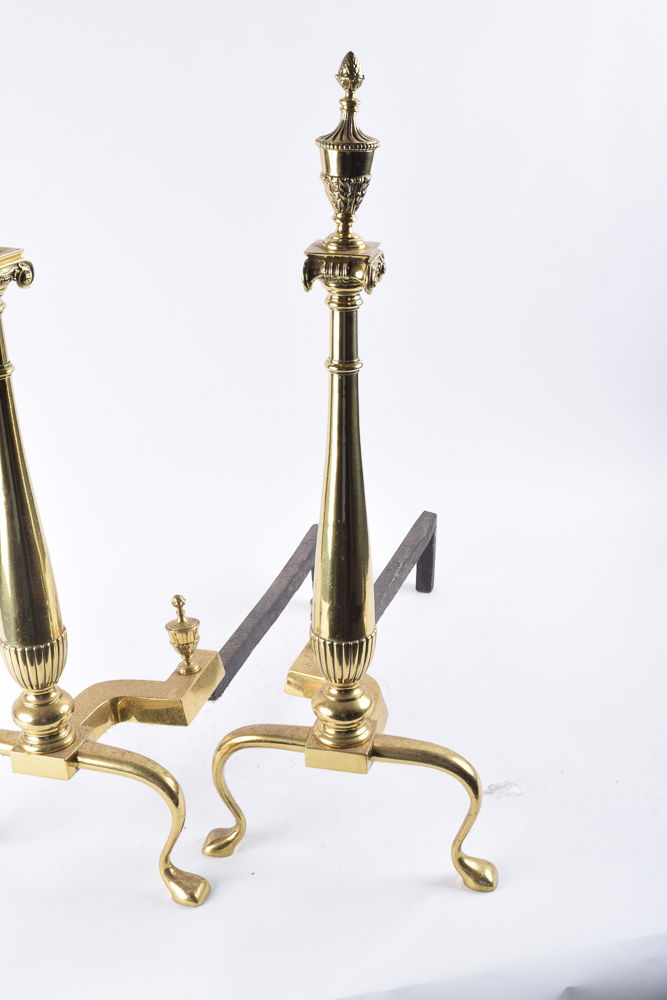 Brass Andirons