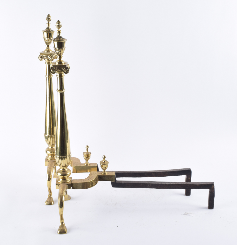 Brass Andirons