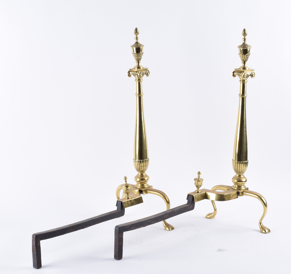 Brass Andirons