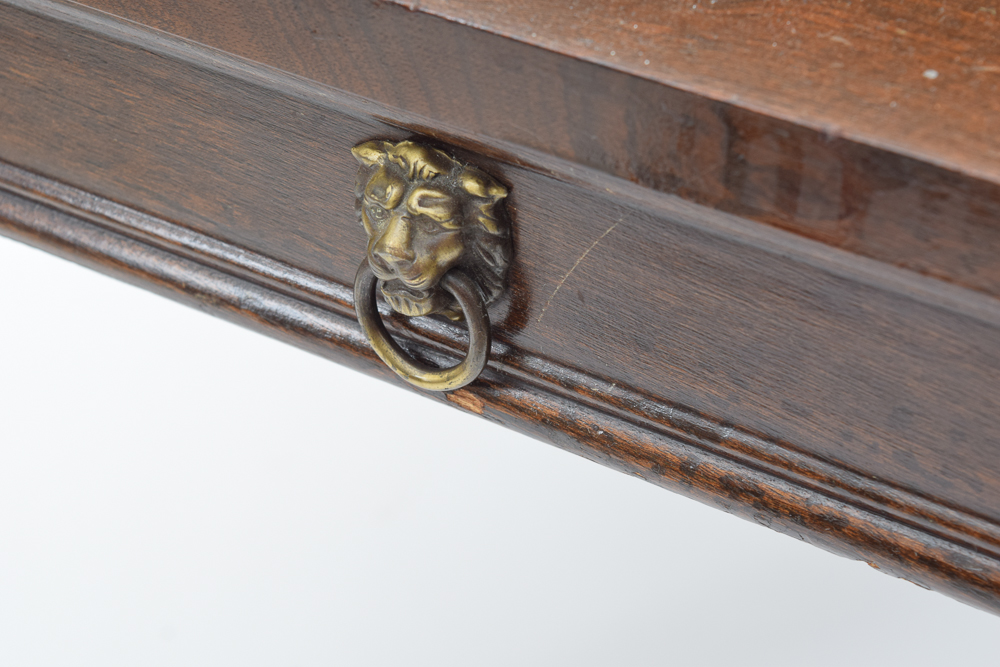 Vintage Mahogany Step Back End Tables