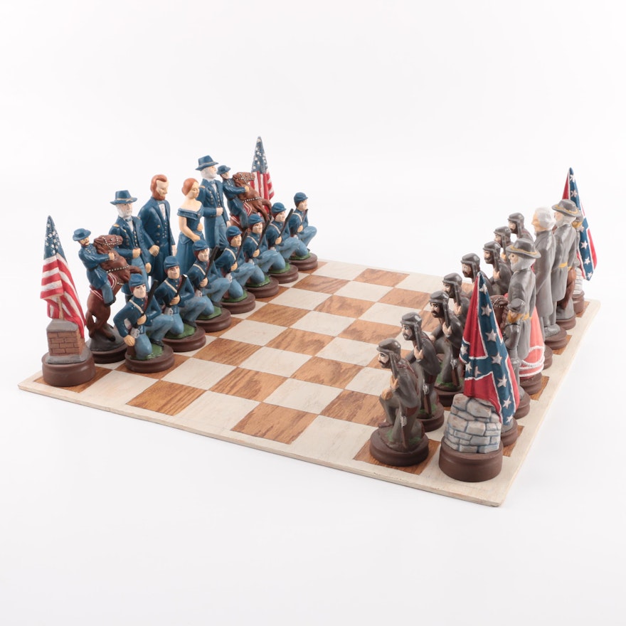 1994 DHM Civil War Chess Set