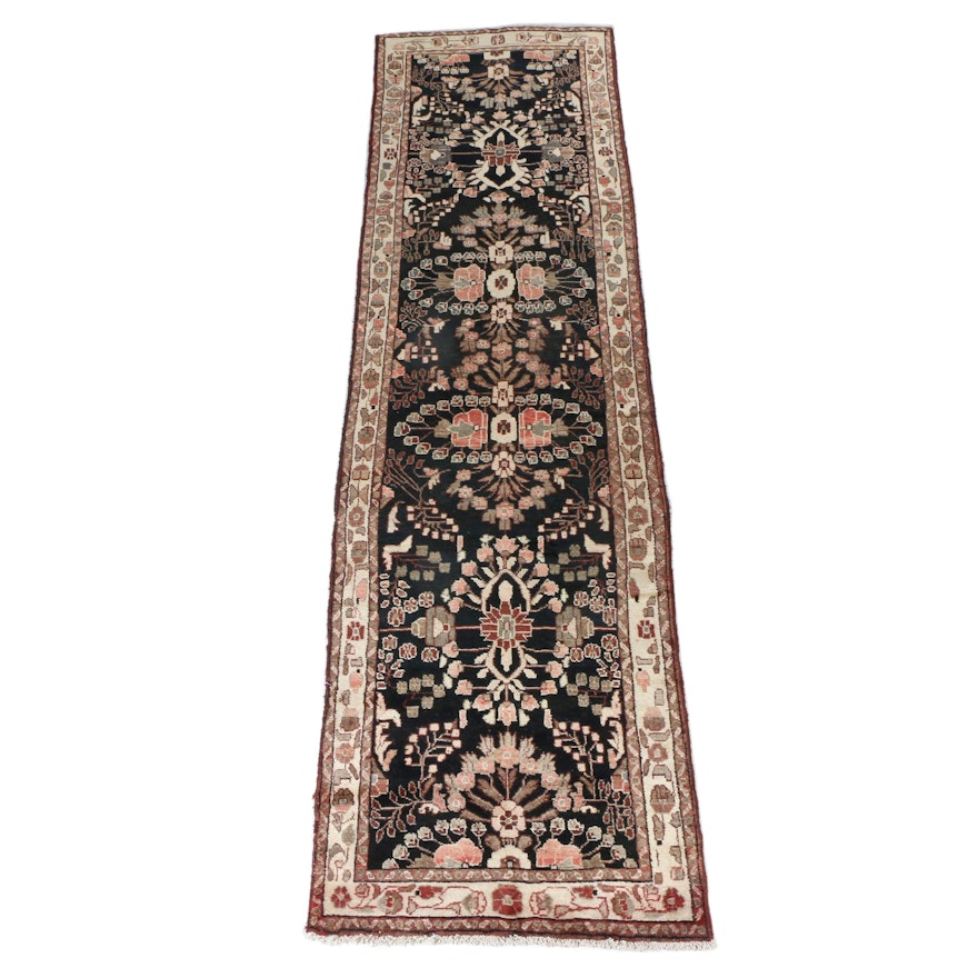 Hand-Knotted Persian Mehriban Wool Carpet Runner