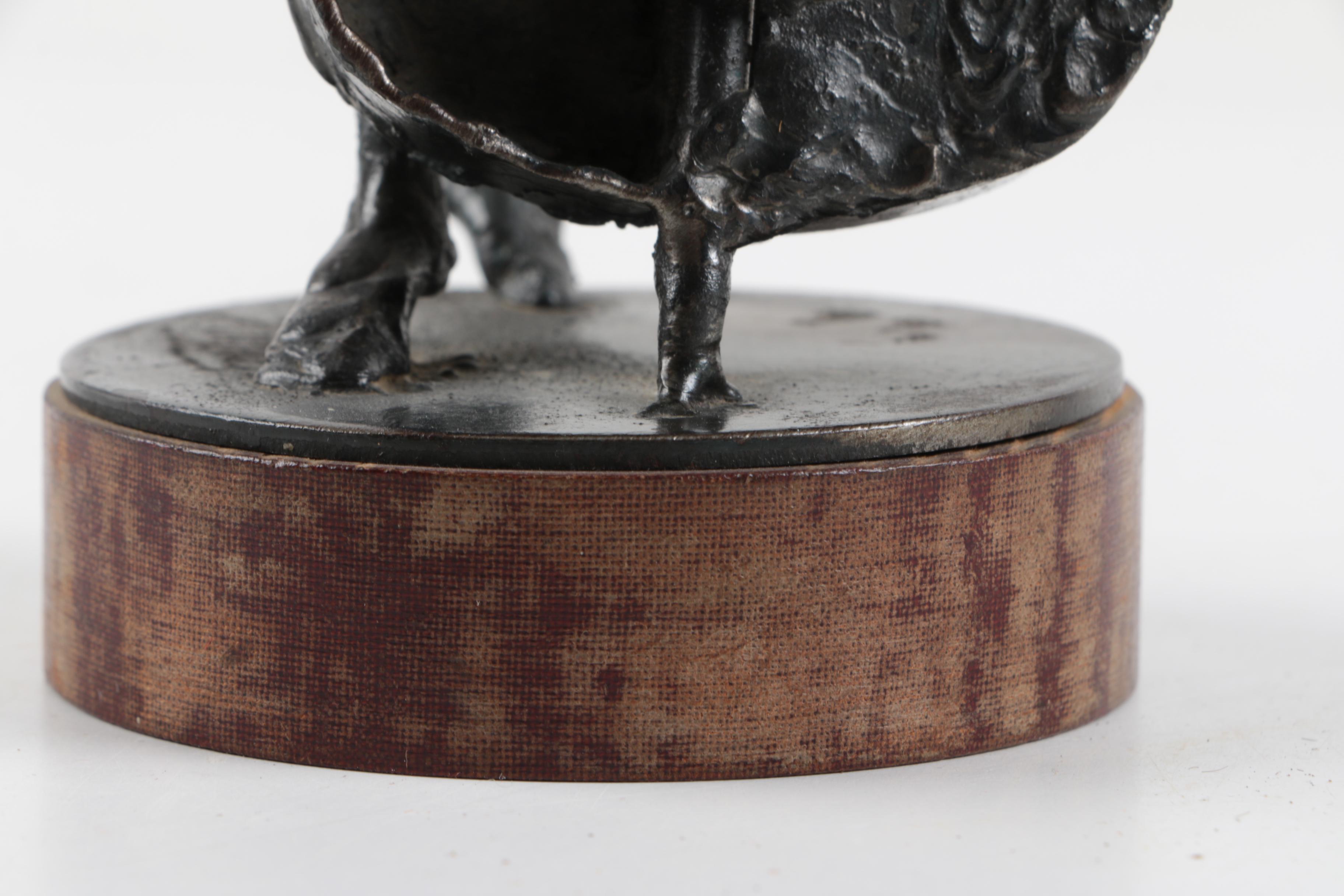 Simon Ybarra 1966 Iron Sculpture of a Cellist