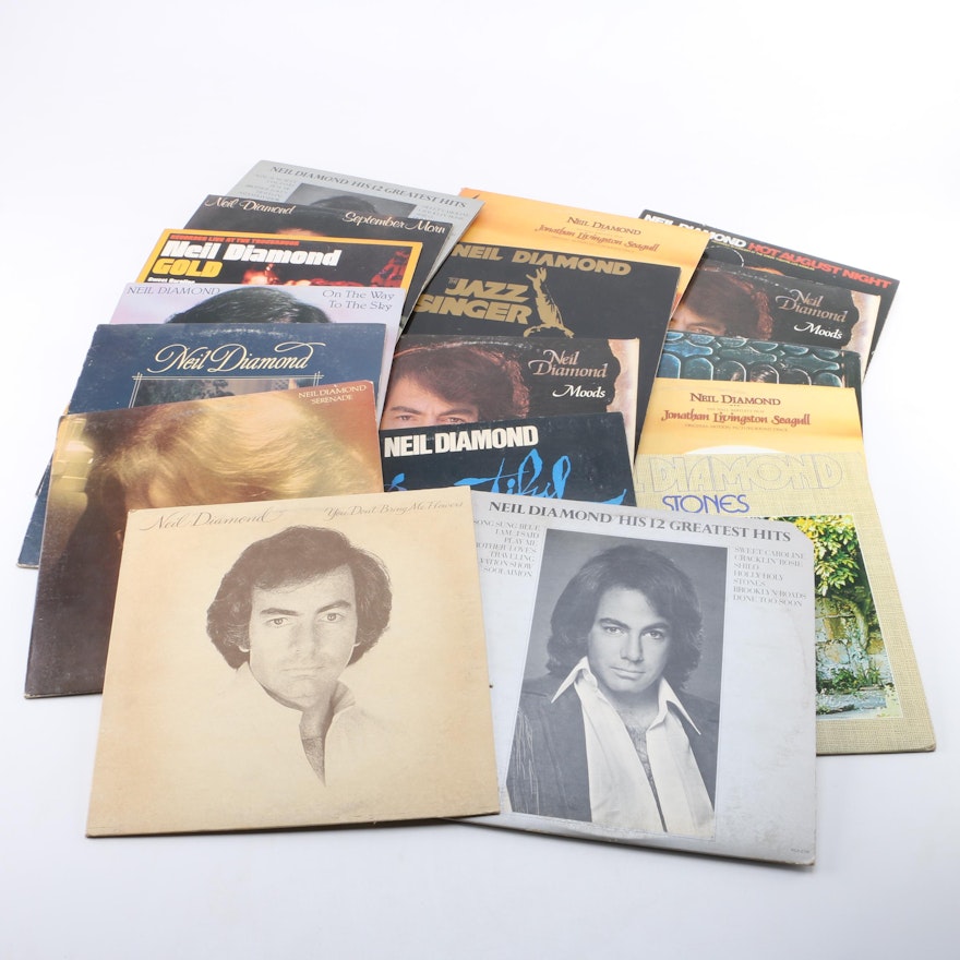 Vintage Neil Diamond Record Collection