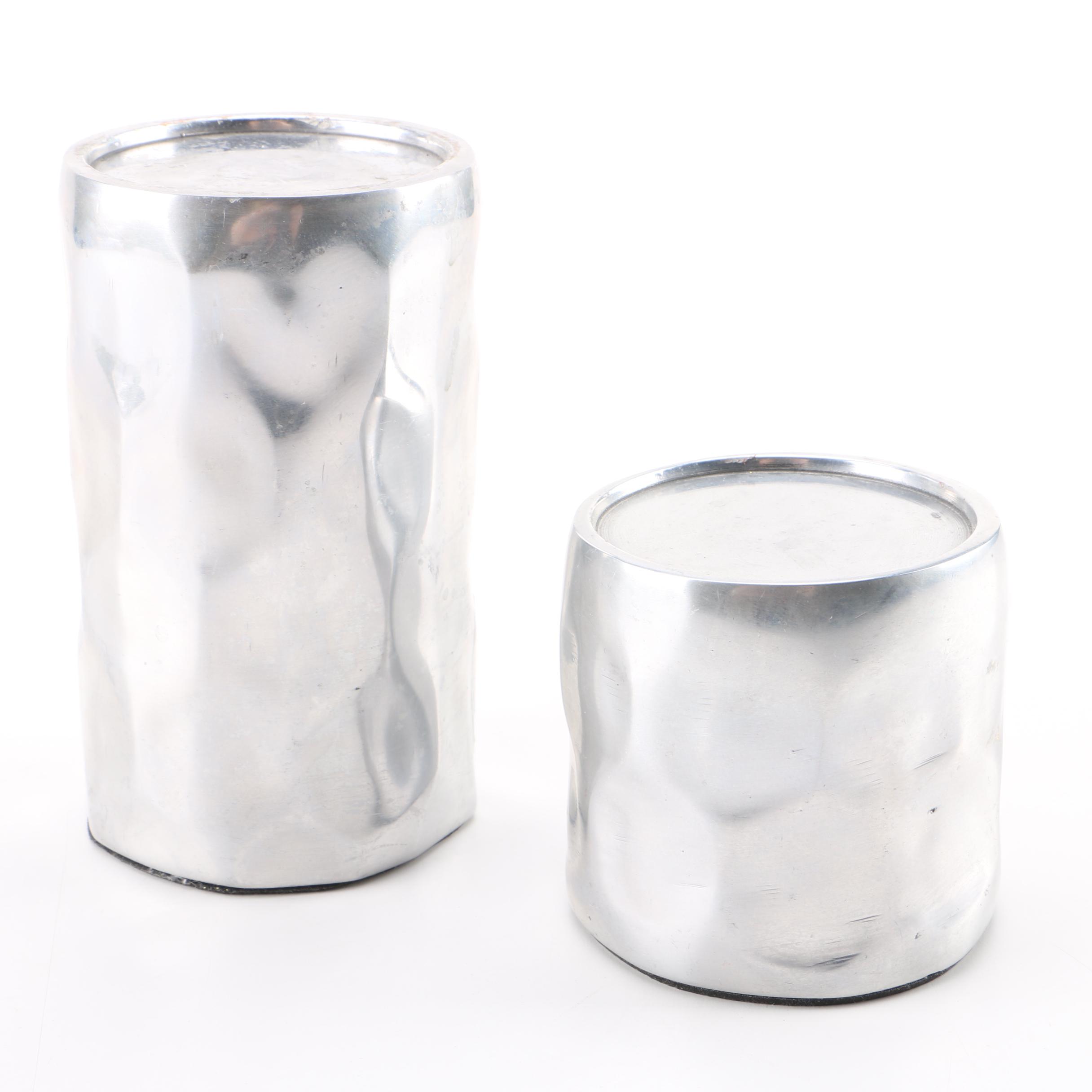 Modern Metal Candleholders