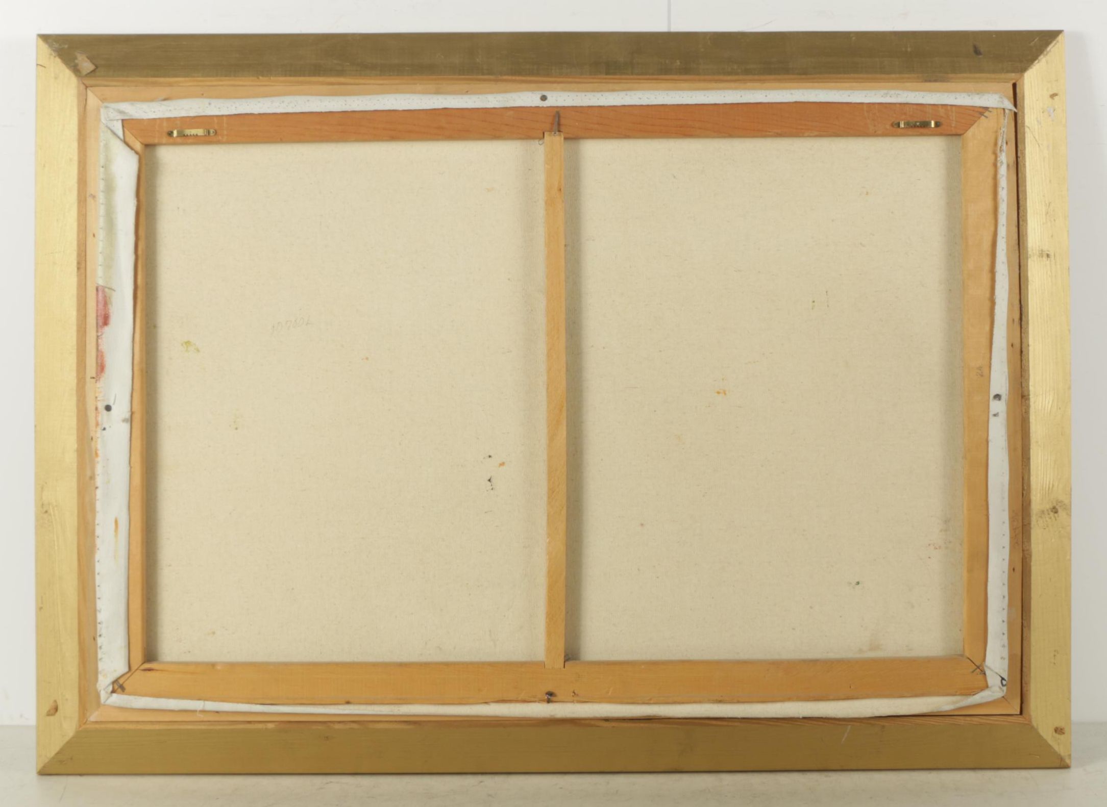 Villanova Circa 1960s Oil Painting on Canvas of London Cityscape