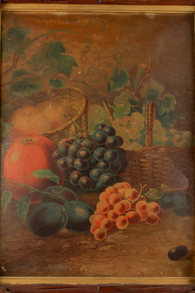 Vintage Prints and Cross-Stitch in Hand-Carved Frames