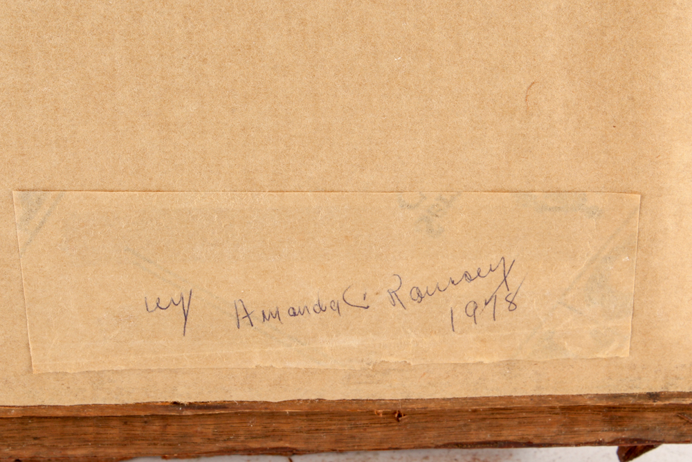 Vintage Prints and Cross-Stitch in Hand-Carved Frames