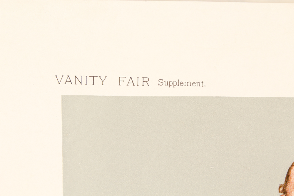 Leslie Ward "SPY" Chromolithographs on Paper from Vanity Fair