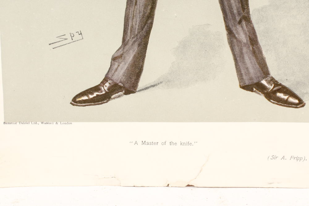 Leslie Ward "SPY" Chromolithographs on Paper from Vanity Fair