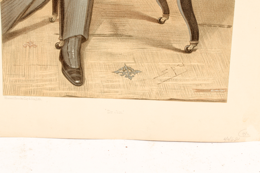 Leslie Ward "SPY" Chromolithographs on Paper from Vanity Fair