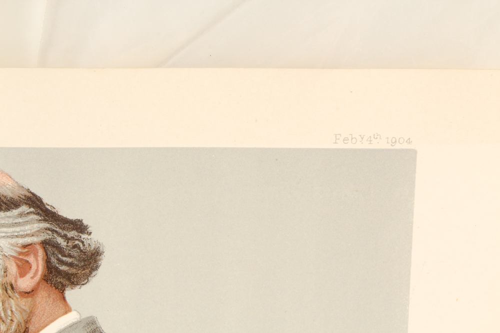 Leslie Ward "SPY" Chromolithographs on Paper from Vanity Fair