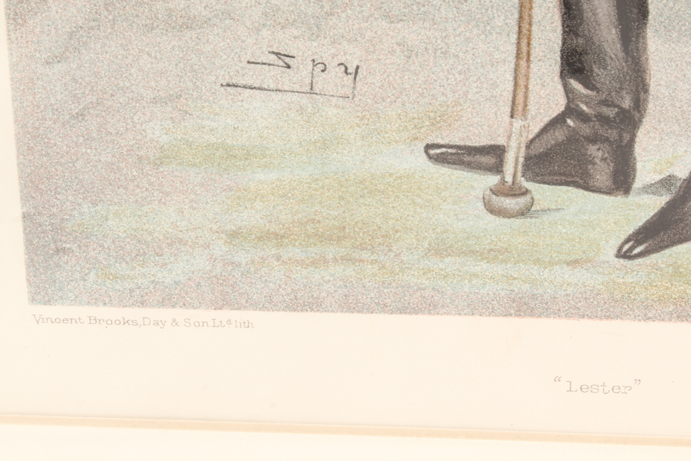 Leslie Ward "SPY" Chromolithographs on Paper from Vanity Fair