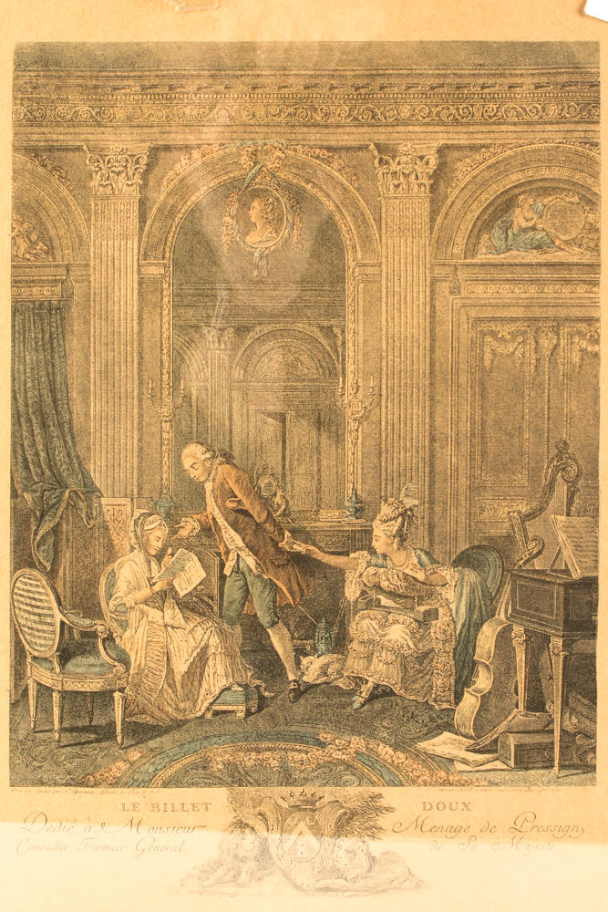 French Engravings and an English Halftone Print