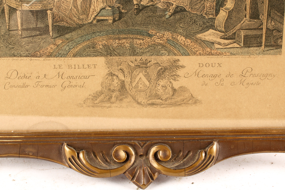 French Engravings and an English Halftone Print