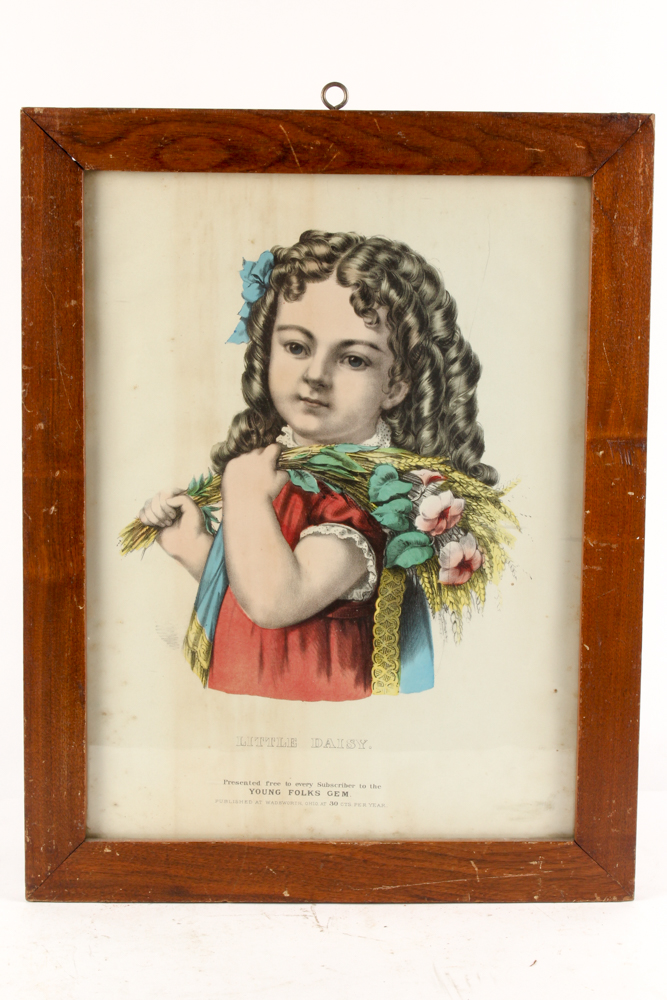 Collection of Framed Chromolithographs of Youths