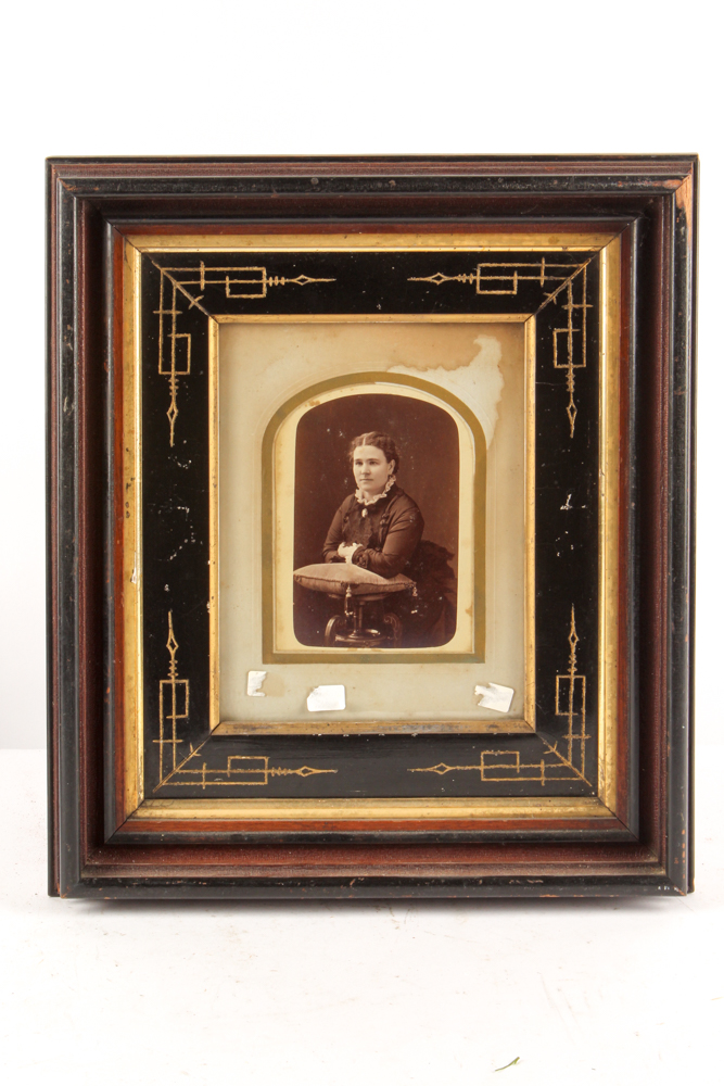 Antique Portraits in Hand-Detailed Frames