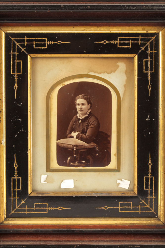 Antique Portraits in Hand-Detailed Frames