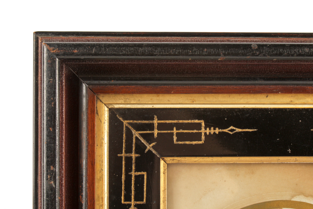 Antique Portraits in Hand-Detailed Frames