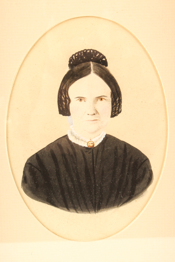 Antique Portraits in Hand-Detailed Frames