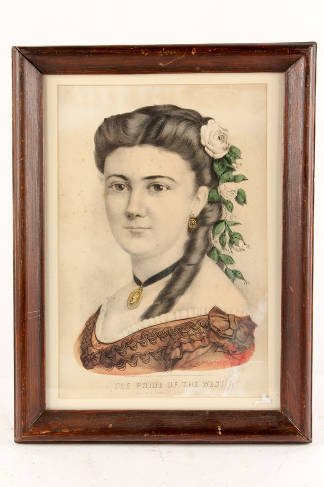 Currier & Ives Chromolithographs "The Morning Star" and "The Pride of the West"