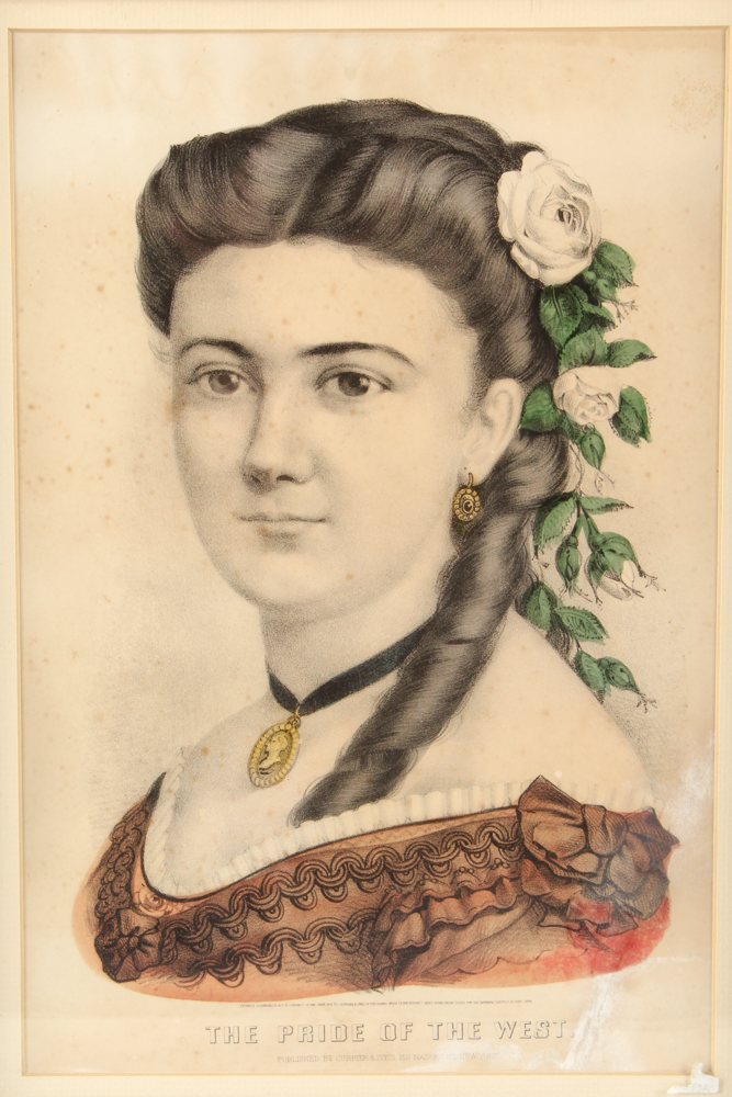 Currier & Ives Chromolithographs "The Morning Star" and "The Pride of the West"