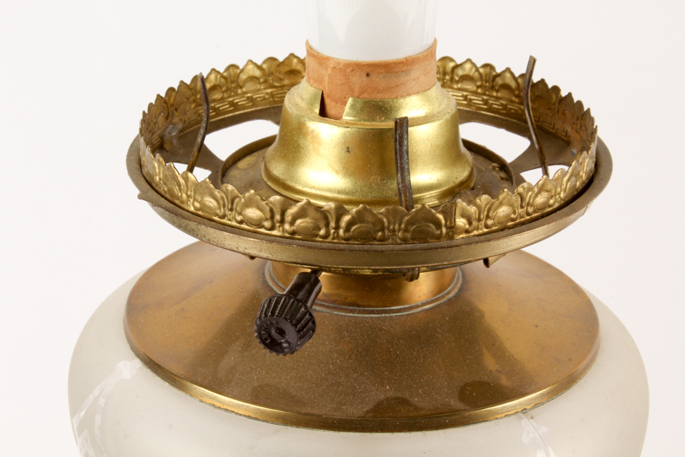 Electrified Antique Parlor Lamps