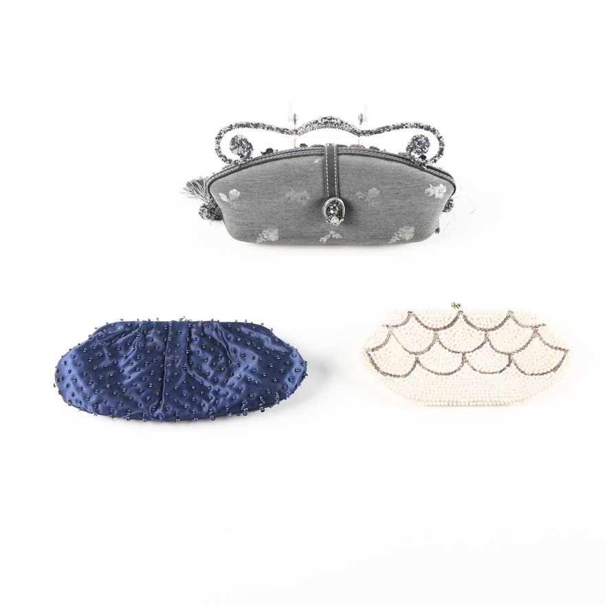 Vintage Clutch Bags Including Mary Frances of San Francisco