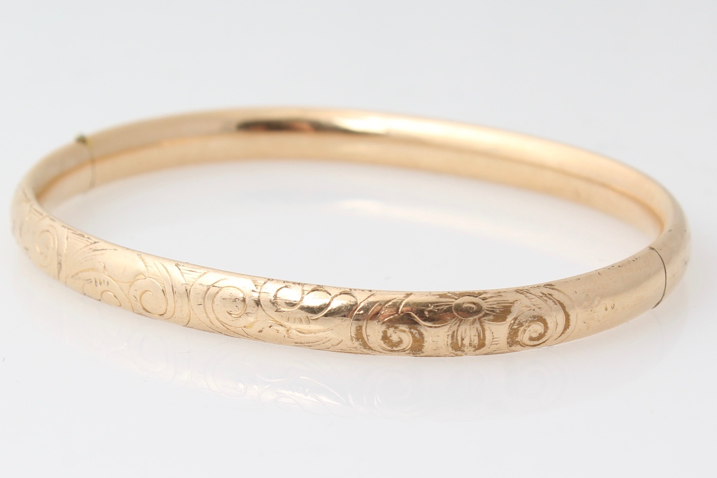 Antique Gold Filled Foster & Bailey Bangle
