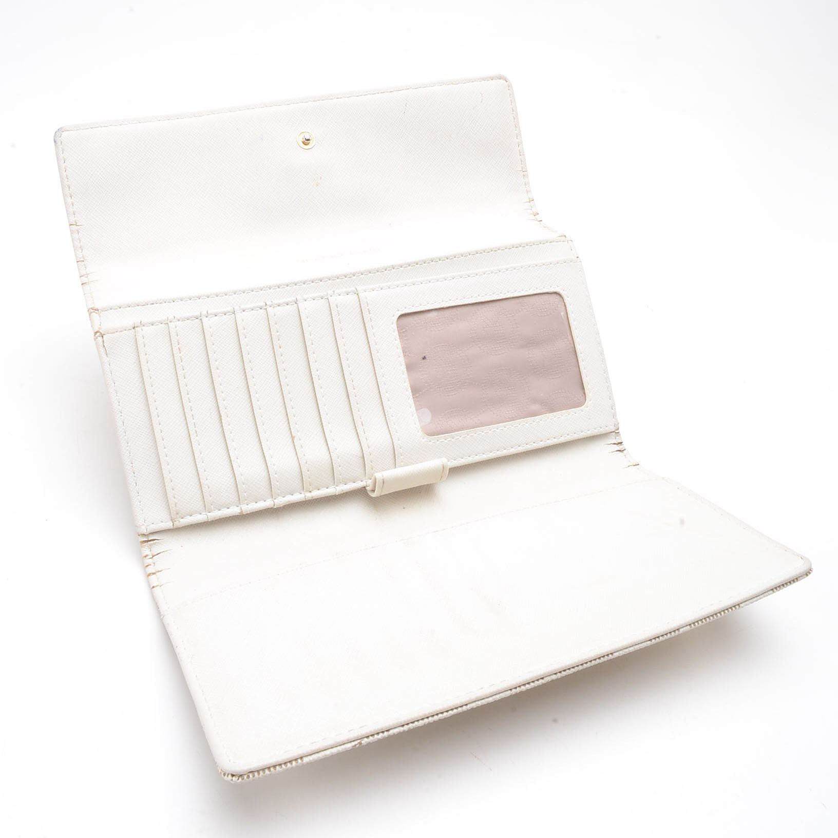 MICHAEL Michael Kors Beige MK Coated Canvas Wallet