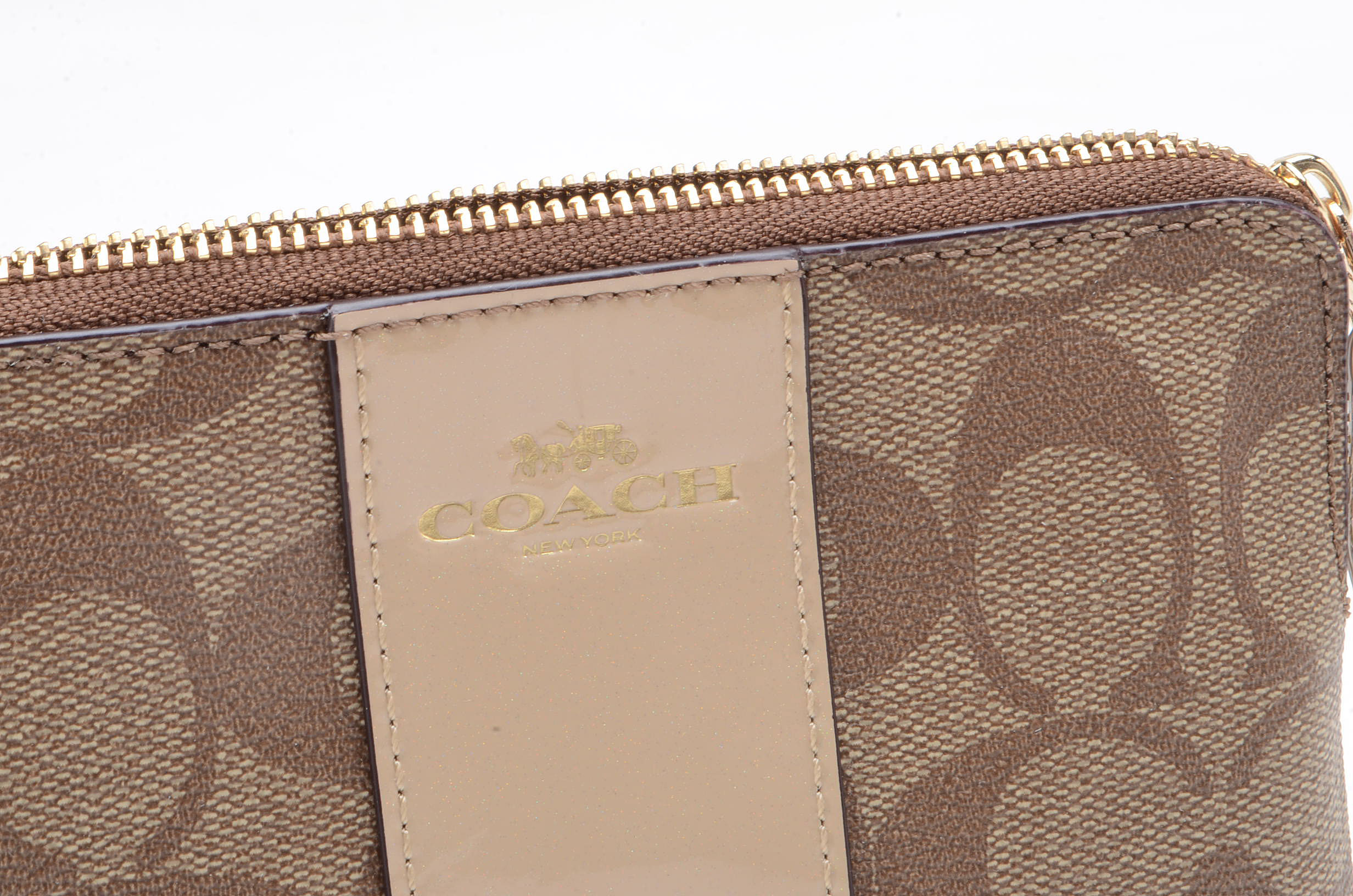 Coach Signature C Wristlet and Checkbook Cover