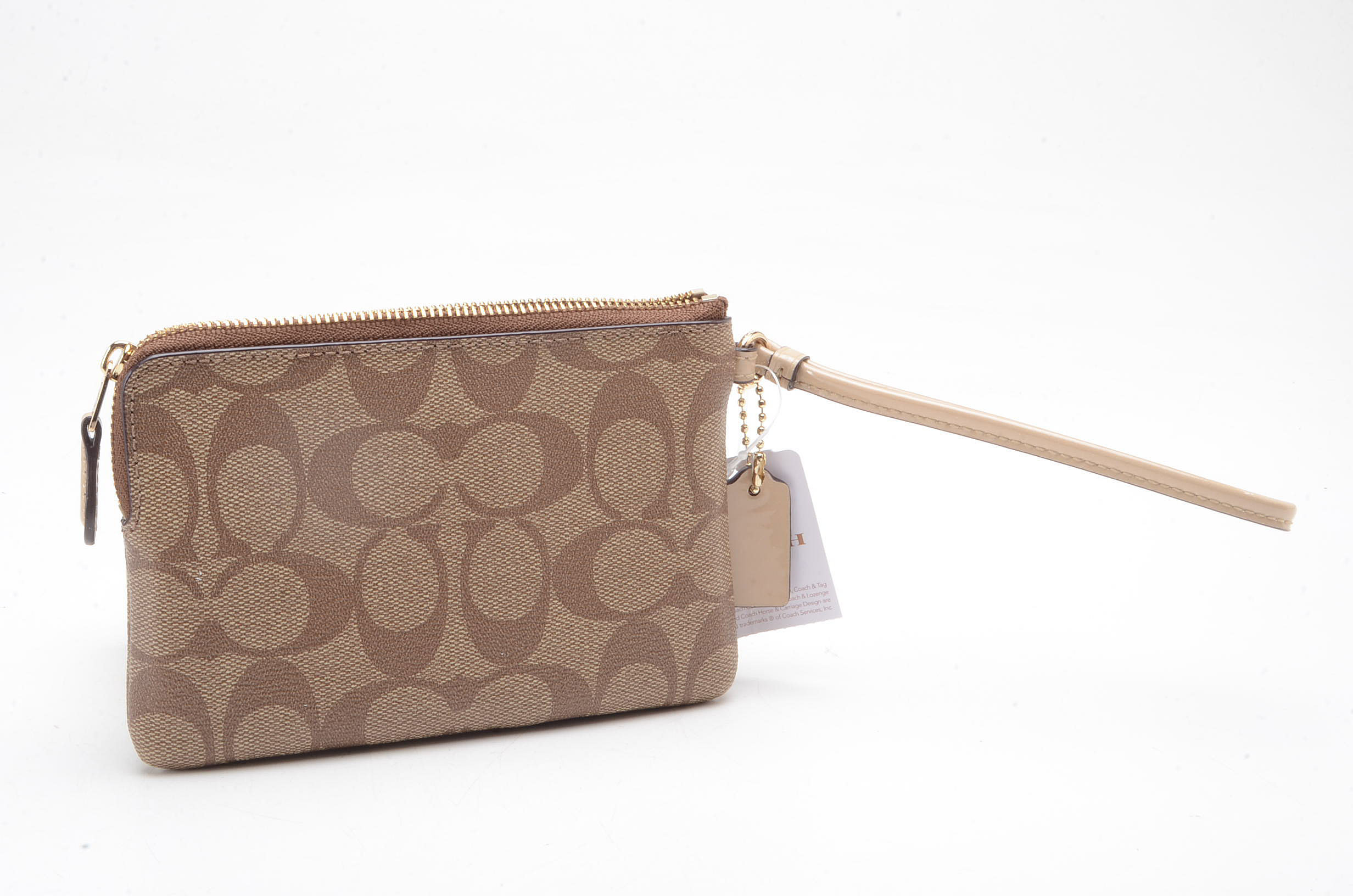 Coach Signature C Wristlet and Checkbook Cover
