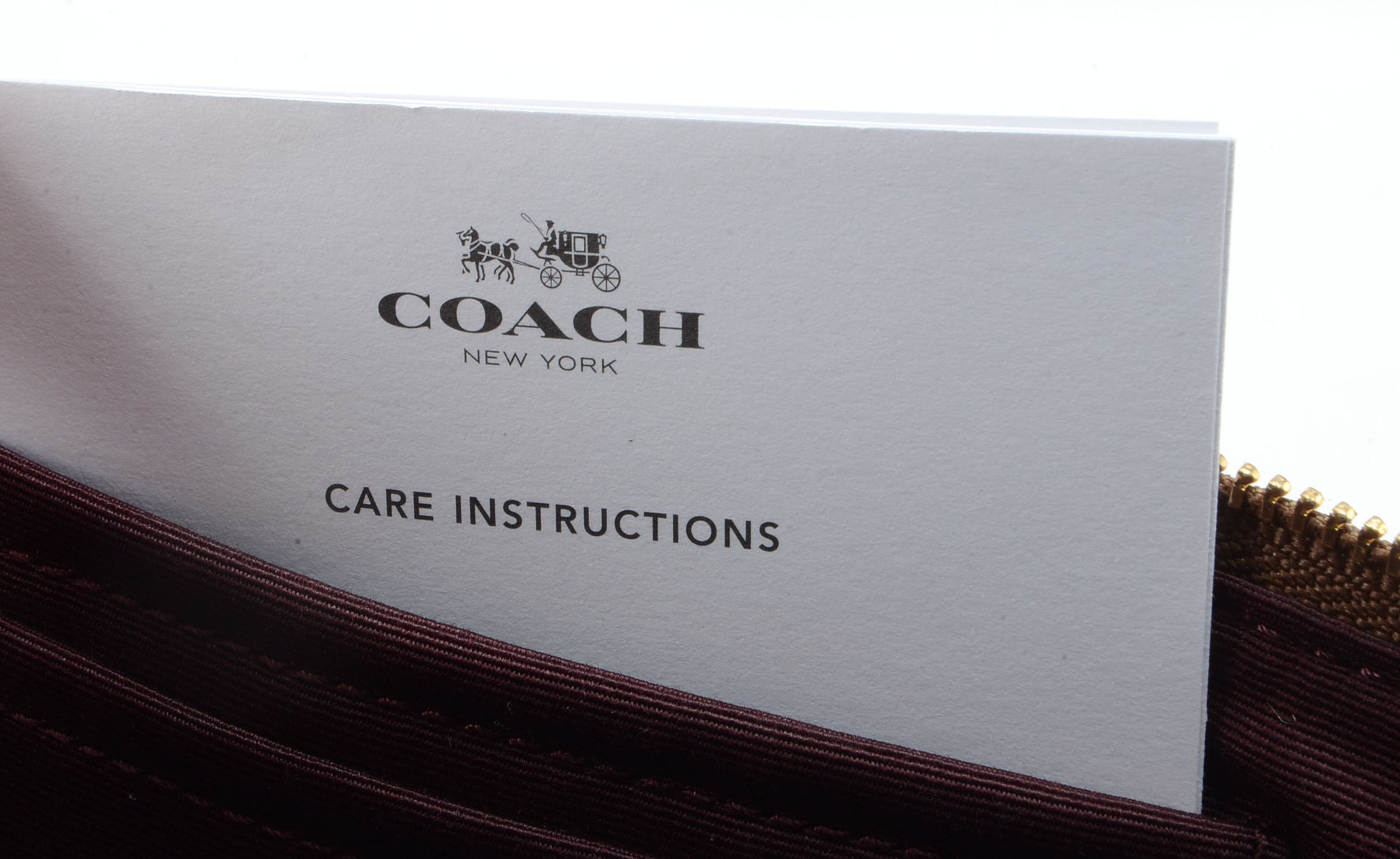 Coach Signature C Wristlet and Checkbook Cover