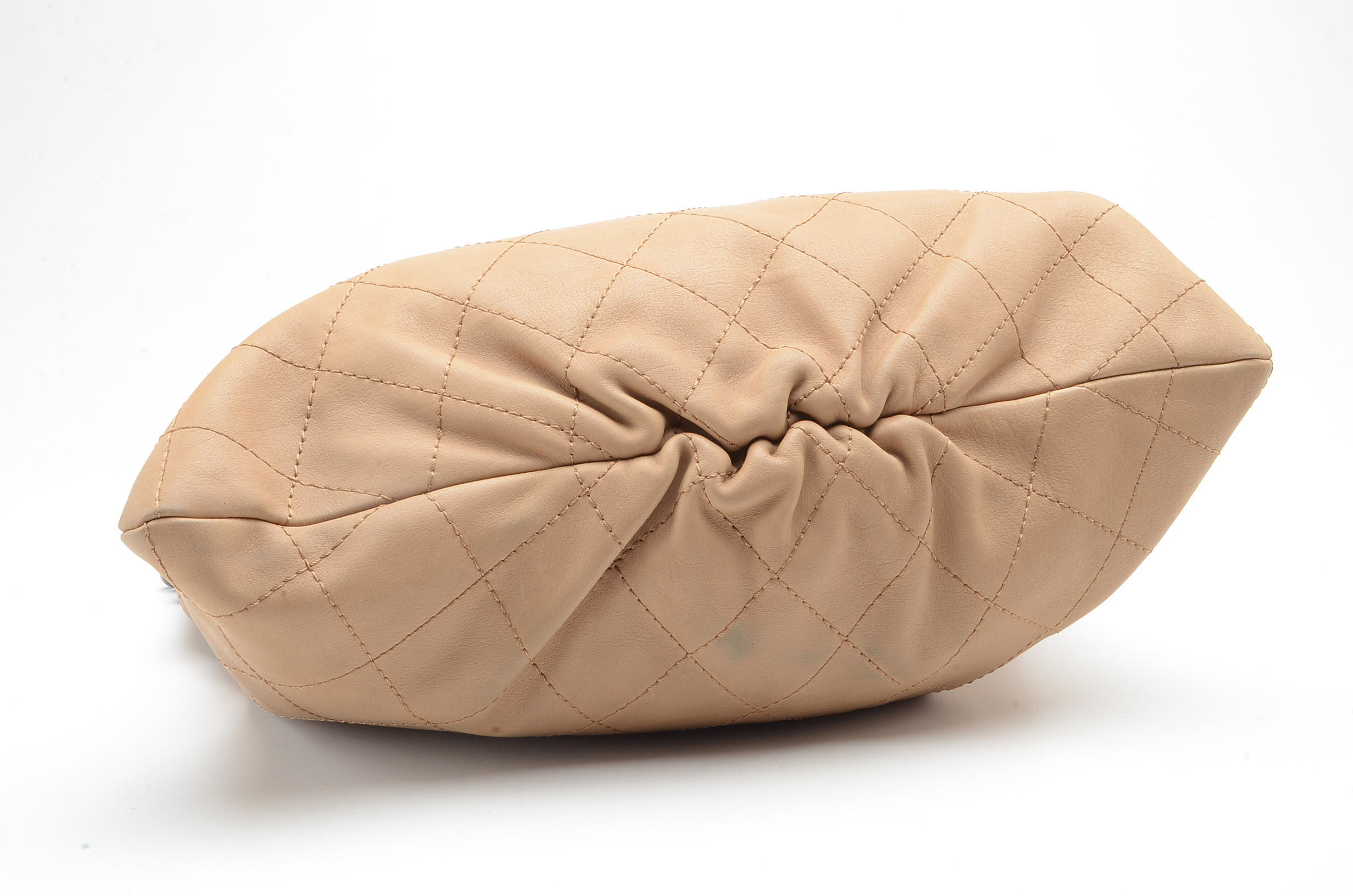 Chanel Diamond Stitched Leather Handbag