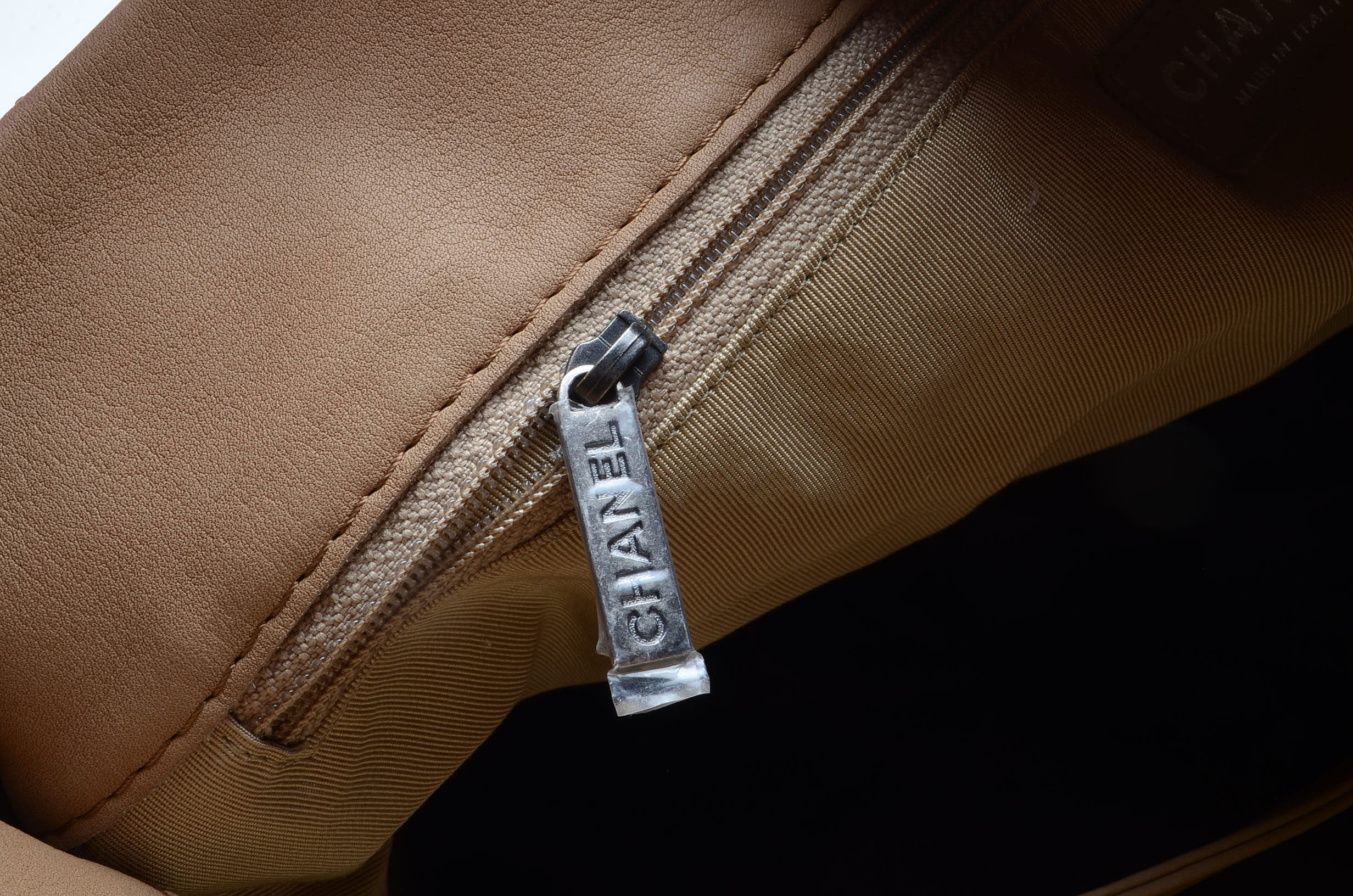 Chanel Diamond Stitched Leather Handbag