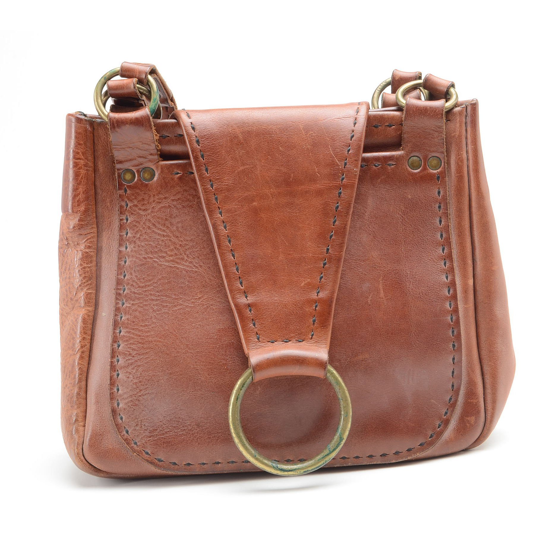 Vintage Handcrafted Leather Handbag