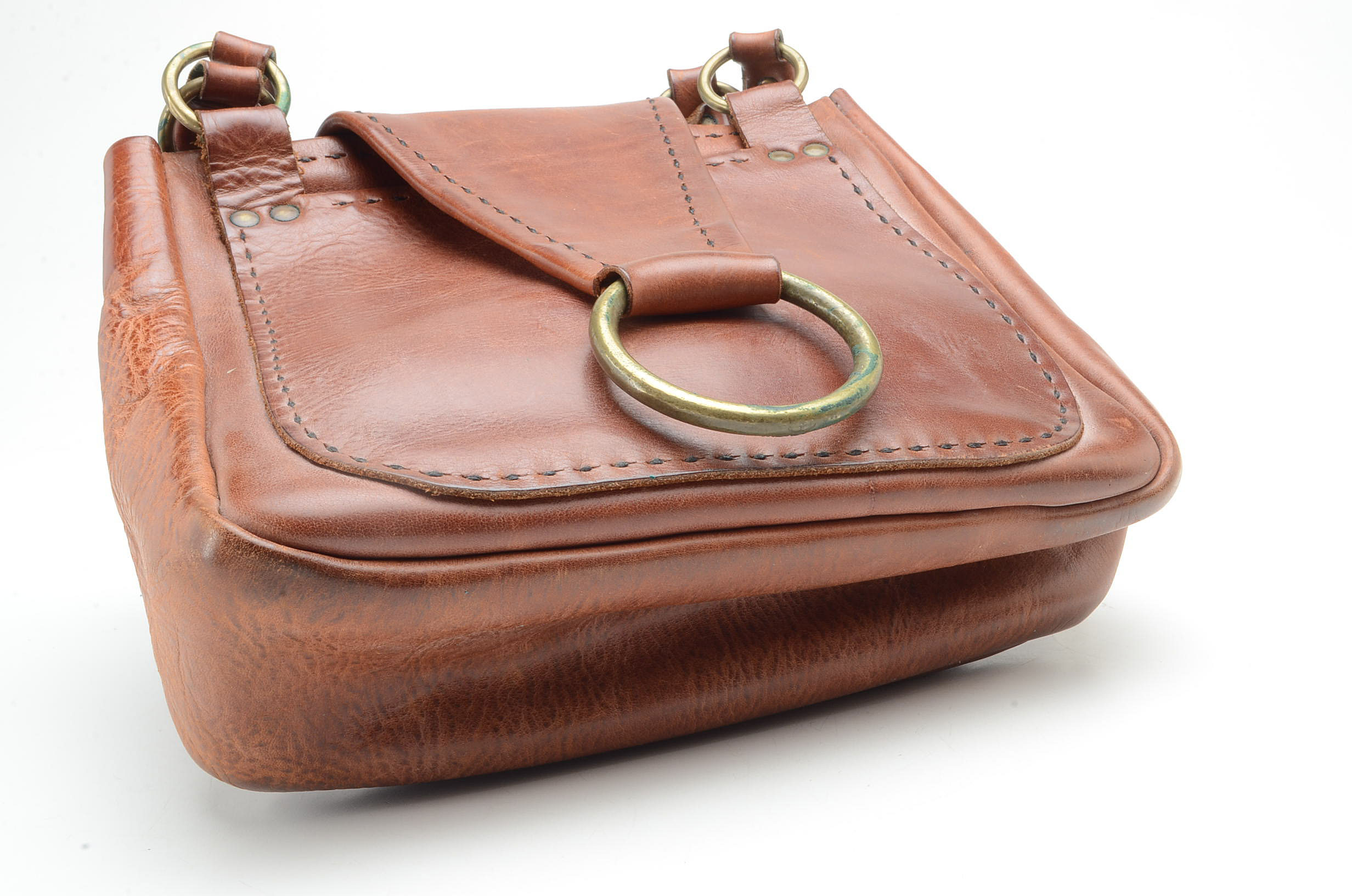 Vintage Handcrafted Leather Handbag