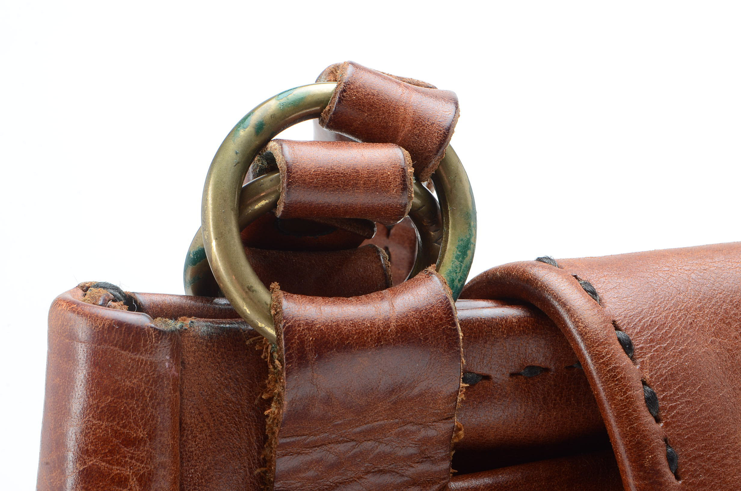 Vintage Handcrafted Leather Handbag