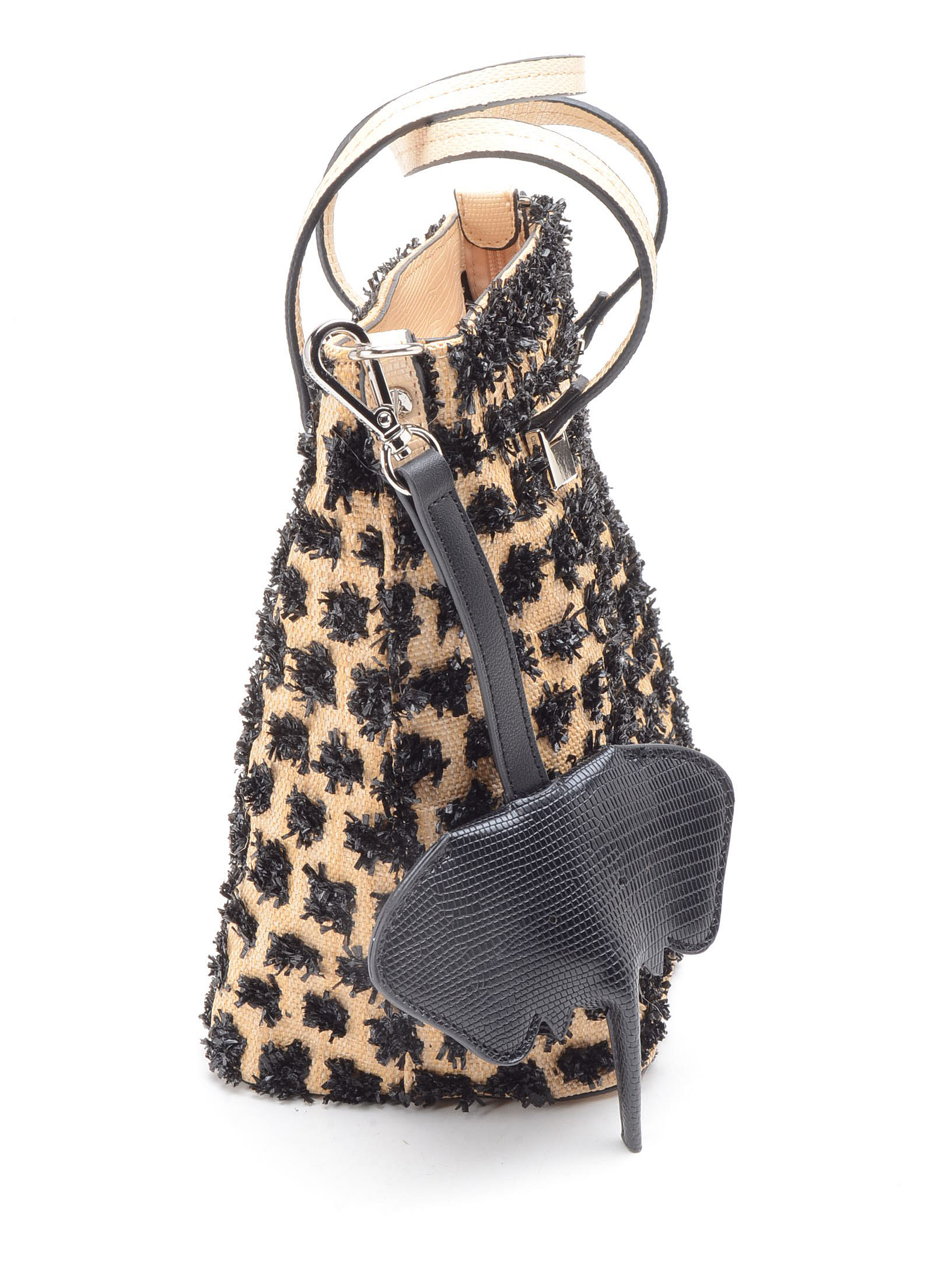 Christian Siriano Raffia Sabrina Shopper Handbag