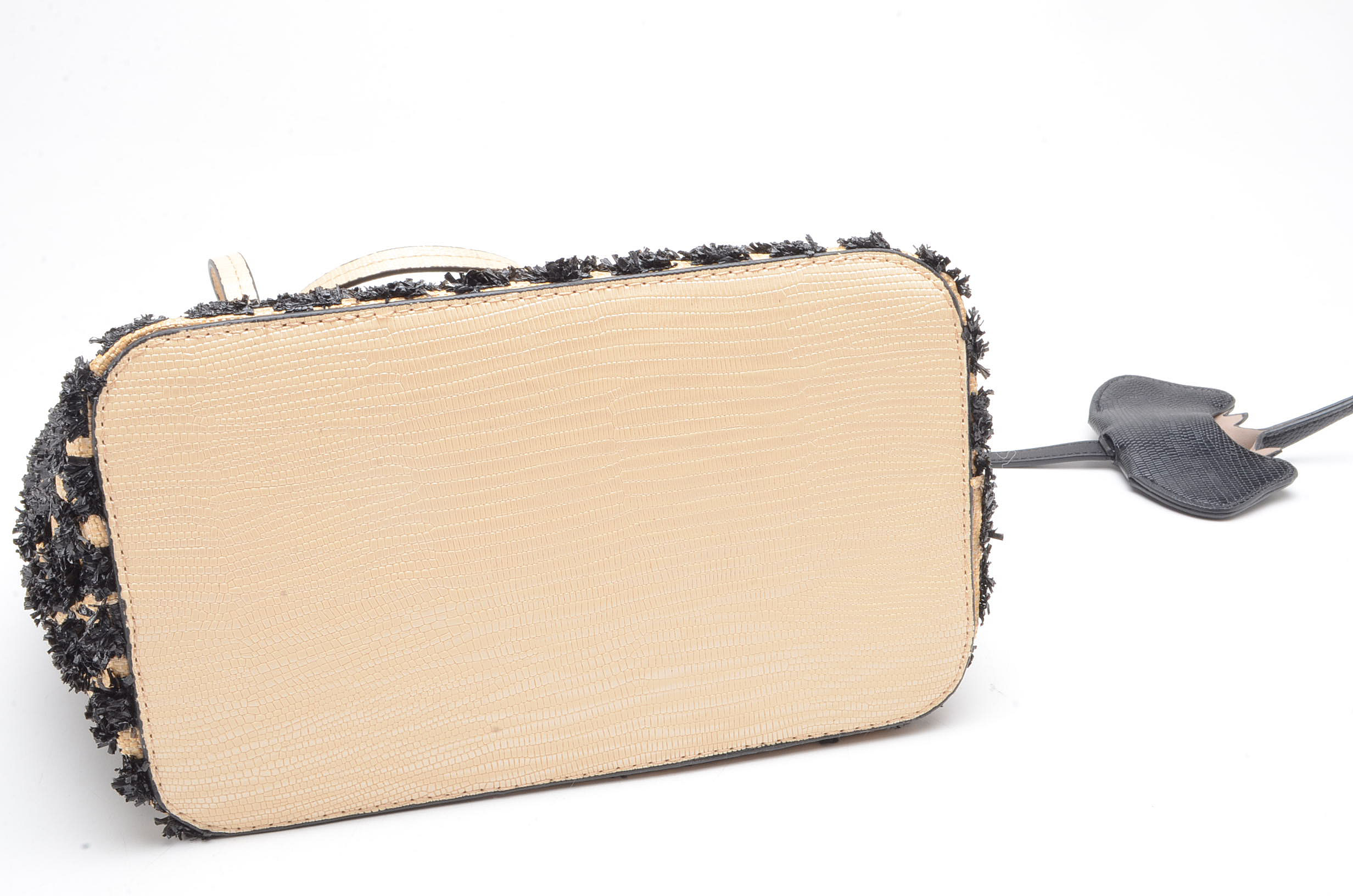 Christian Siriano Raffia Sabrina Shopper Handbag