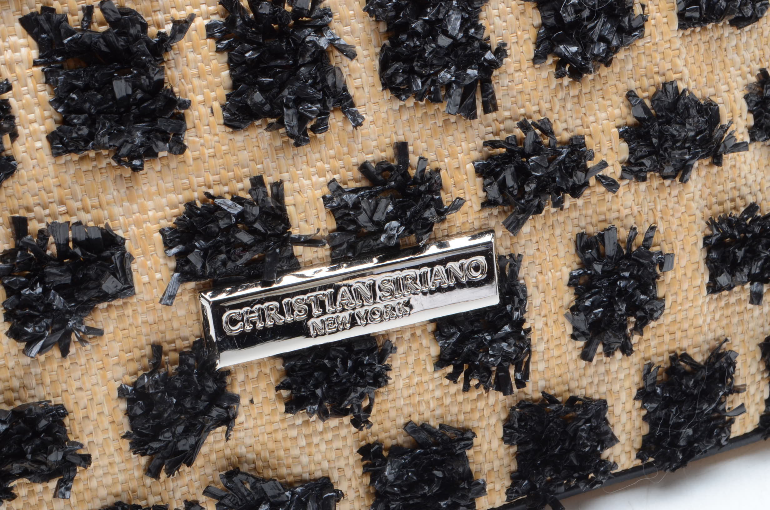 Christian Siriano Raffia Sabrina Shopper Handbag