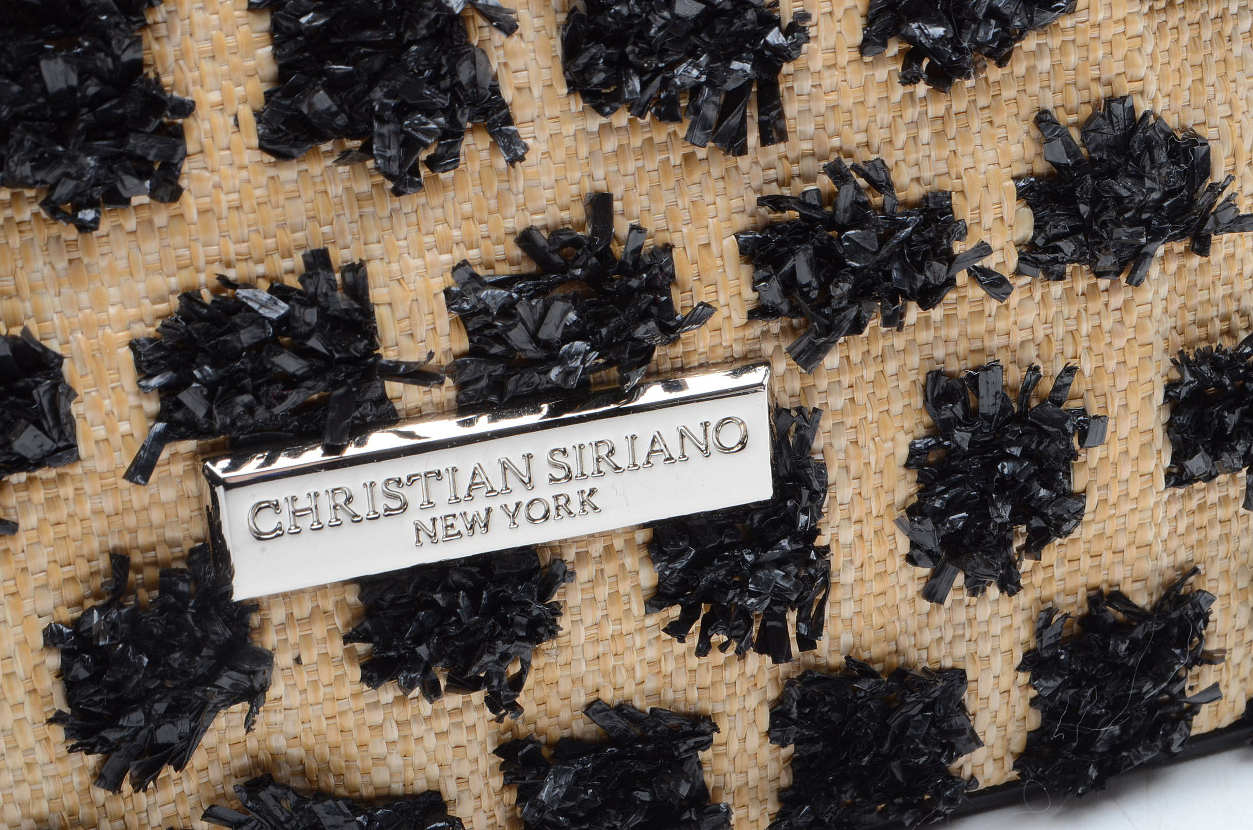 Christian Siriano Raffia Sabrina Shopper Handbag