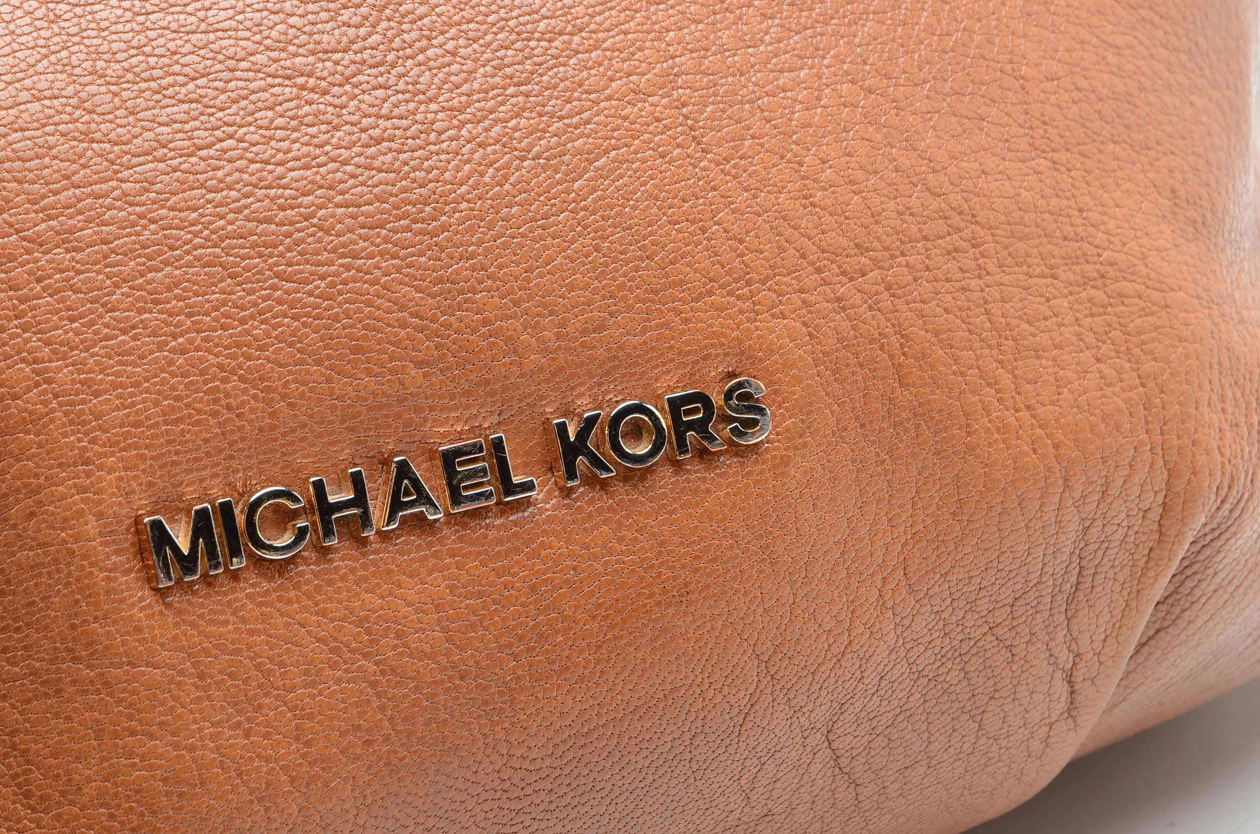 Michael by Michael Kors Tan Leather Hobo Handbag