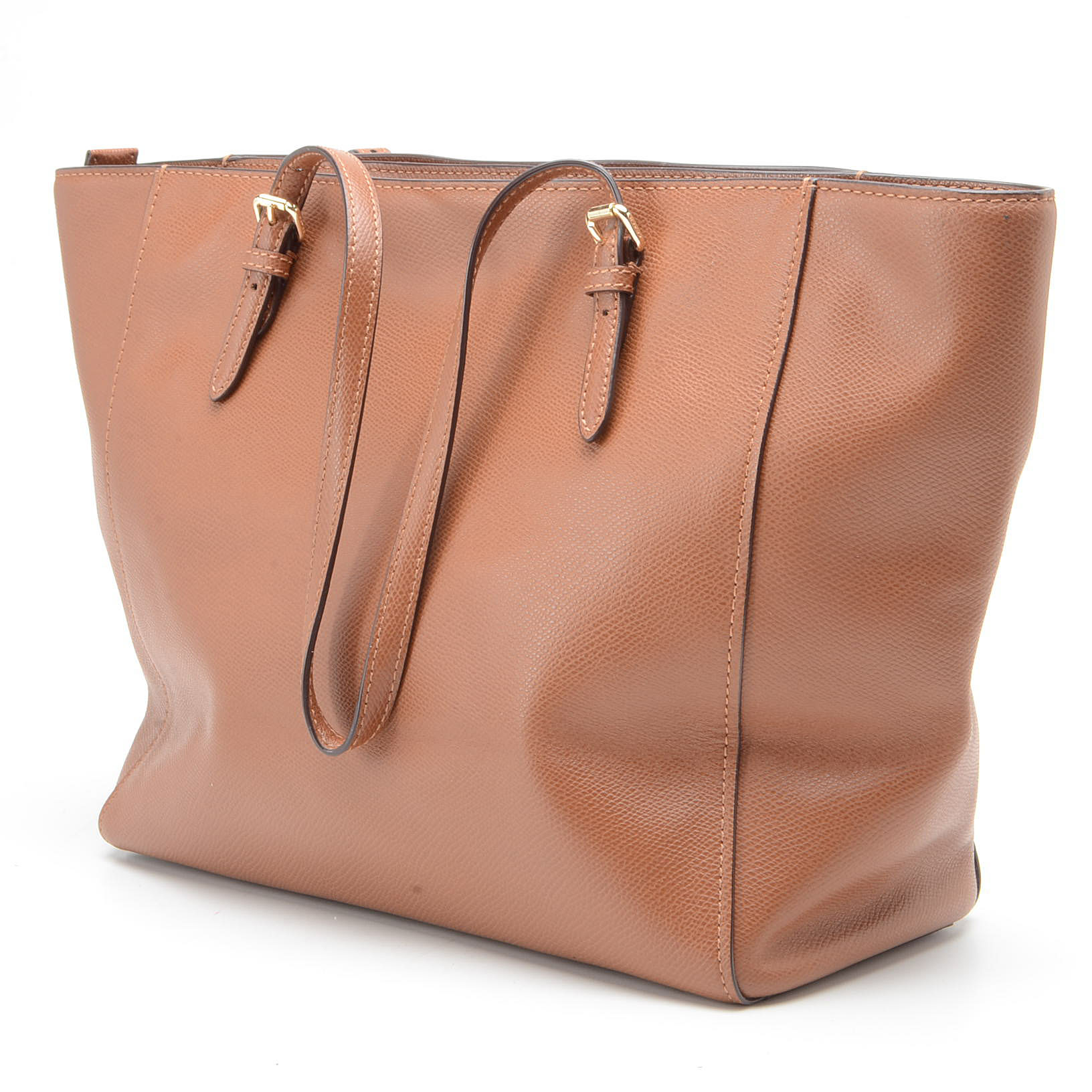 2016 Coach Leather Turnlock Tote