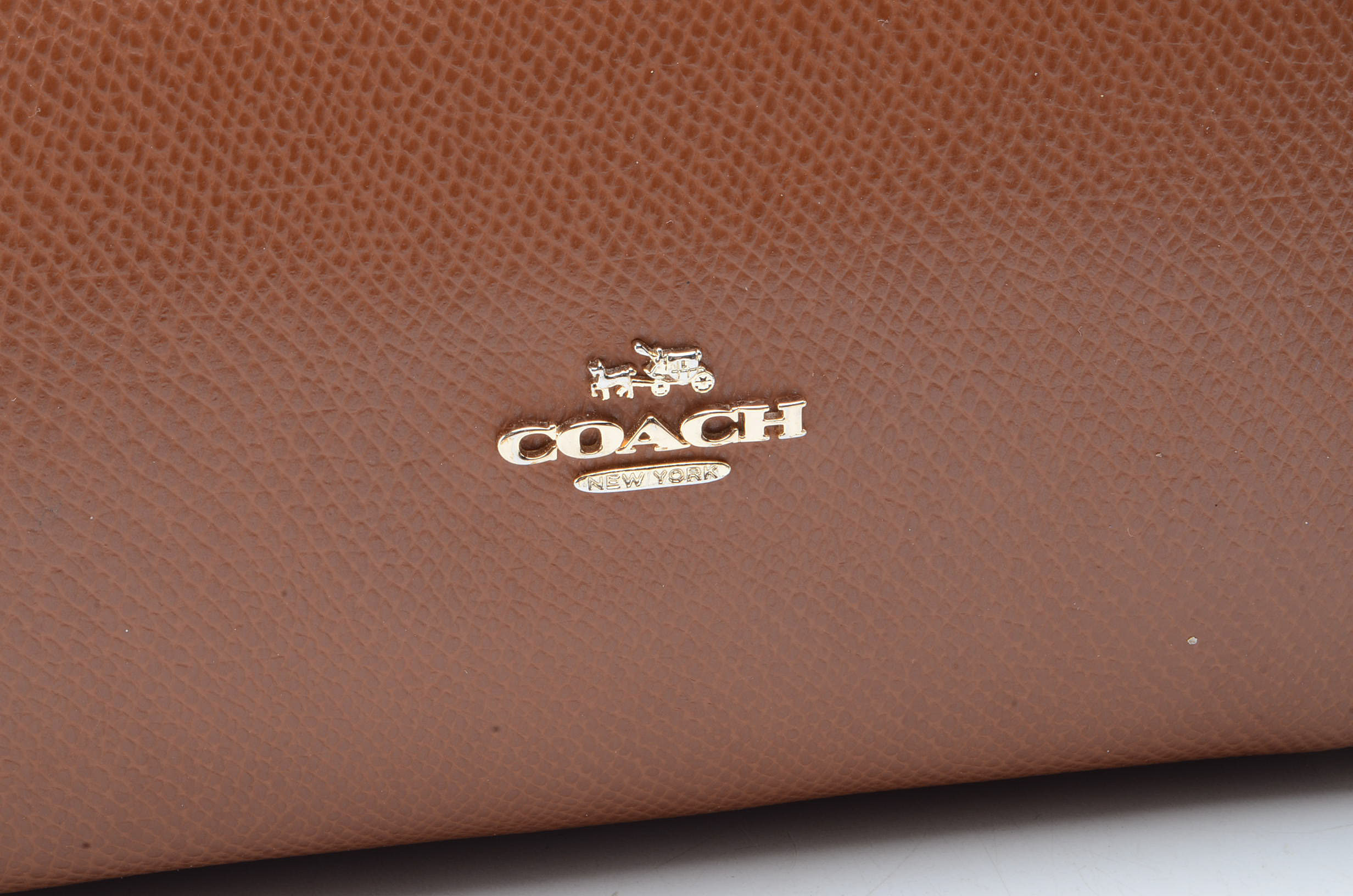 2016 Coach Leather Turnlock Tote