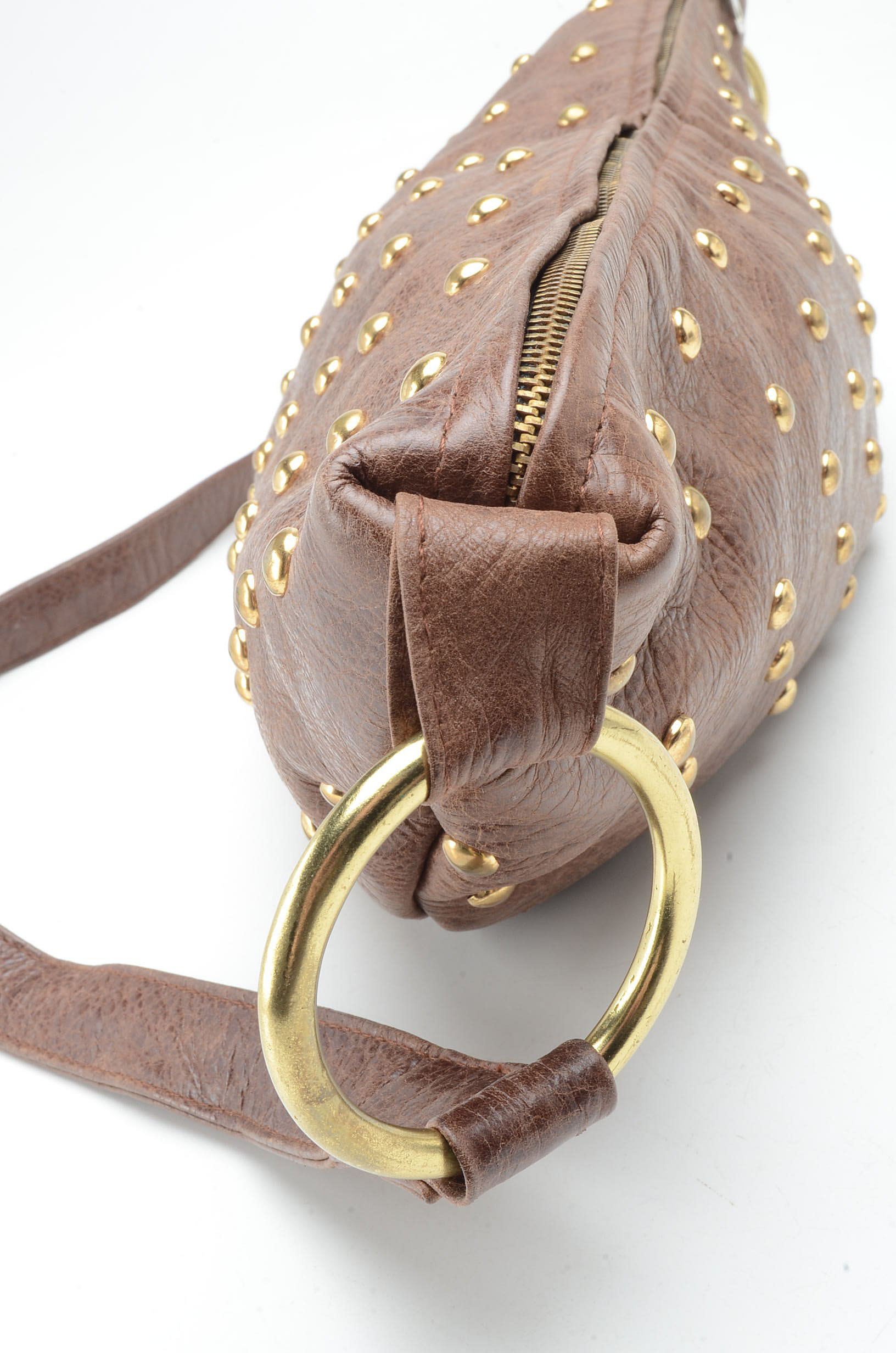 J. J. Winters Studded Hobo Handbag